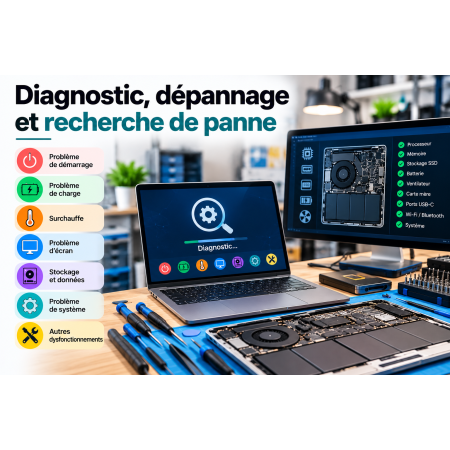 Diagnostic, dépannage et recherche de panne Mac