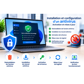 Installation antivirus PC – Activation et mise à jour | Masco