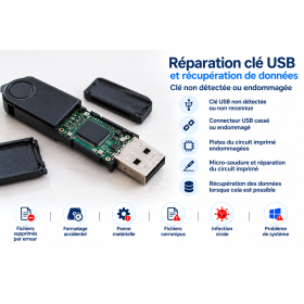 Réparation clé USB – Récupération de données | Masco Informatique