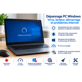 Dépannage PC Windows – Virus, lenteur et Wi-Fi | Masco Informatique