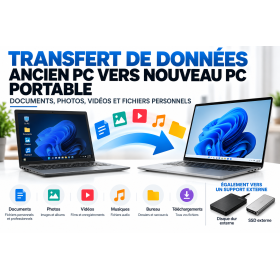 Transfert de données ancien PC vers nouveau PC | MASCO Informatique Aix
