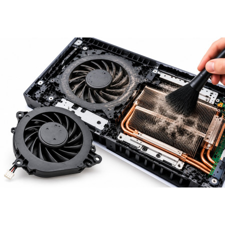 Nettoyage Intérieur PS5 – Ventilateur et Radiateurs