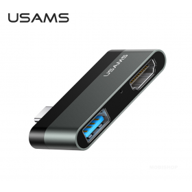 Adaptateur USB-C vers USB 3.0 & HDMI USAMS – MASCO Informatique Aix