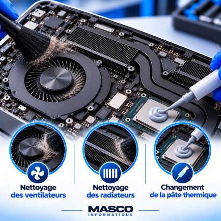 Problème de surchauffe Nettoyage et entretien du système de refroidissement
