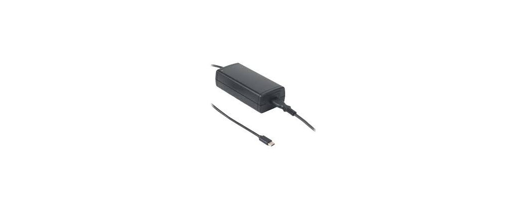 CHARGEUR SORTIE USB-C COMPATIBLE POUR PC PORTABLE HP, LENOVO, ASUS, ACER ..